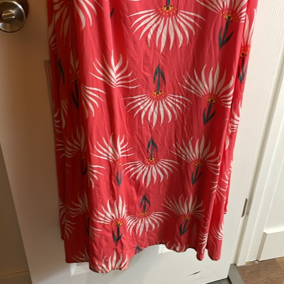 Lulu’s Trancoso Coral Floral Print Two-Piece Maxi Dress Medium - Picture 8 of 12